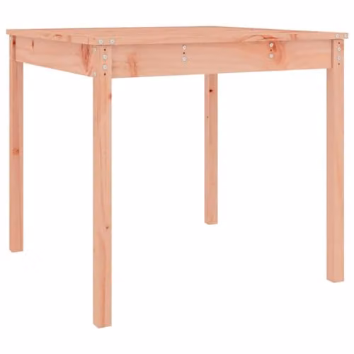 vidaXL Classic Garden Table in Brown Solid Douglas Wood W/D/H: 82.5 x 82.5 x 76 cm