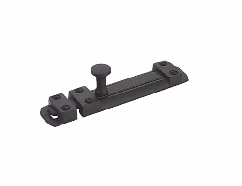 Golden Grace Security Door Slide Bolt Tower in Matt Black