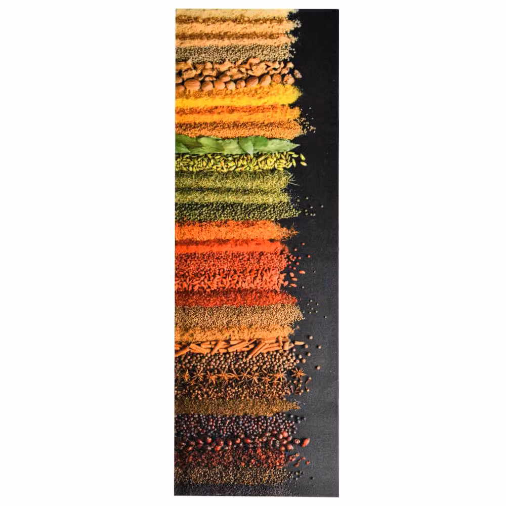 Berkfield Home Spice Washable Kitchen Carpet, Multicolour, W: 60 cm, L: 300 cm