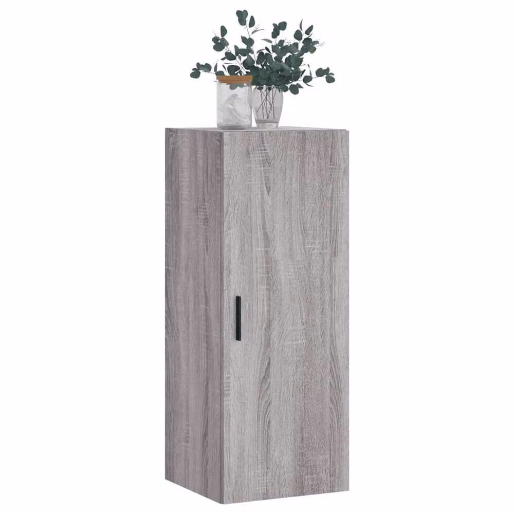 Berkfield Home Wall Mounted Cabinet in Grey Sonoma, W/D/H: 34.5 x 34 x 90 cm – 3