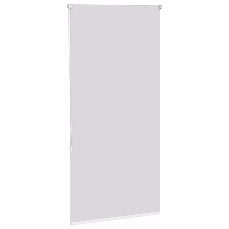 Berkfield Home White Blackout Roller Blind, Thermal Insulating Polyester, W: 80 cm, H: 175 cm