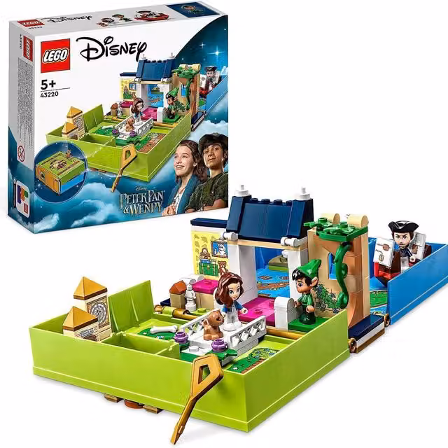 LEGO Disney Peter Pan and Wendy's Storybook Multicolour Green Creative Building Set
