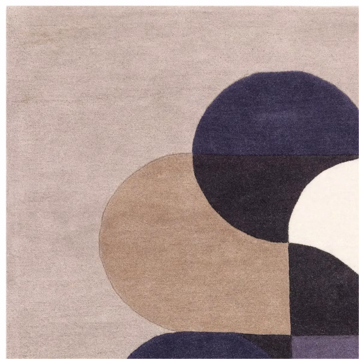 The Rug Shop UK Grey and Multicolour Modern Geometric Abstract Handmade Area Rug, W: 160 cm, L: 230 cm – 3