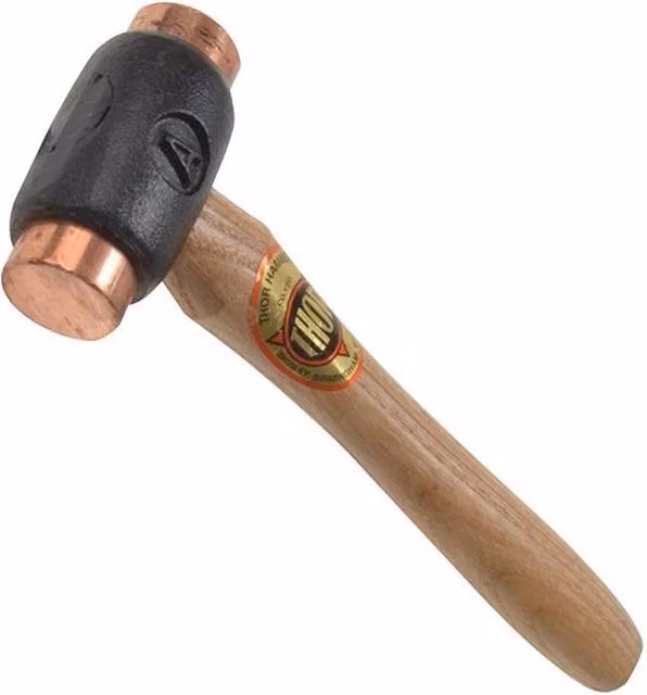 Thor Soft Copper Hammer with Wood Handle
