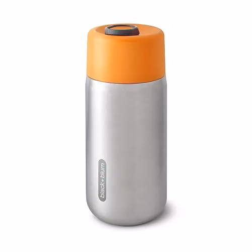 Black + Blum Insulated Travel Cup in Orange and Black