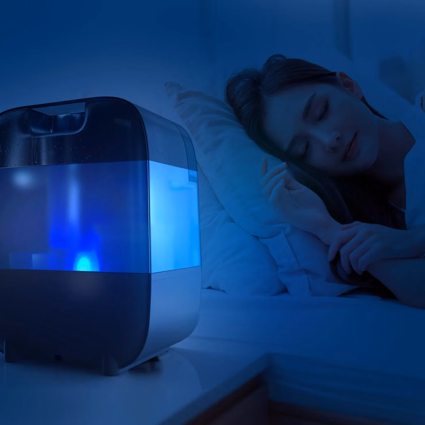 Pro Breeze Ultrasonic Mister with Fragrance Compartment in Blue or White – 5