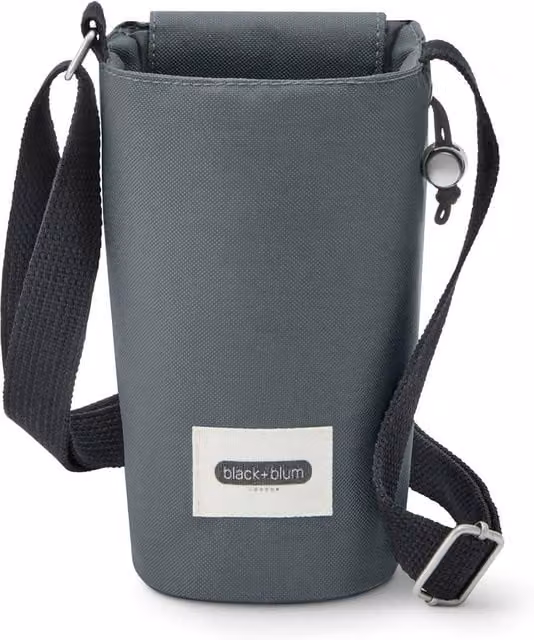 Black + Blum Insulated Polyester Bottle Bag in Grey and Black – 1