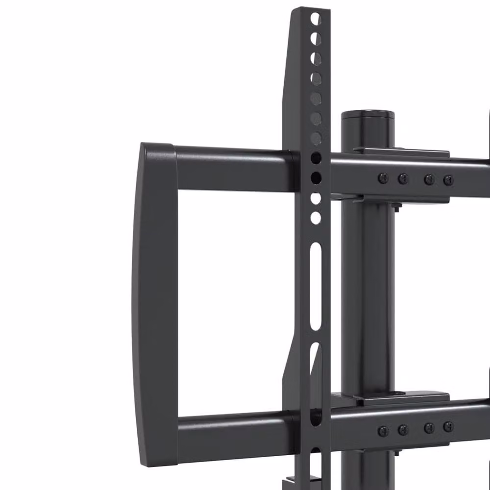 Berkfield Home TV Tripod Stand for 37-65 Inch Screens, Black, Max VESA 400x400 mm and 40 kg Capacity – 4