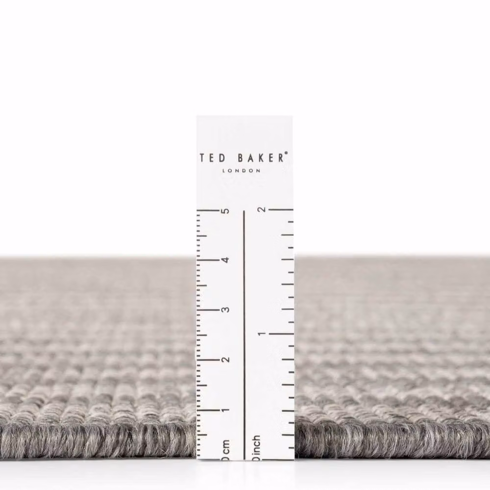 Ted Baker Linley Striped Flatweave Indoor Outdoor Rug in Grey, W: 160 cm, D: 230 cm – 5