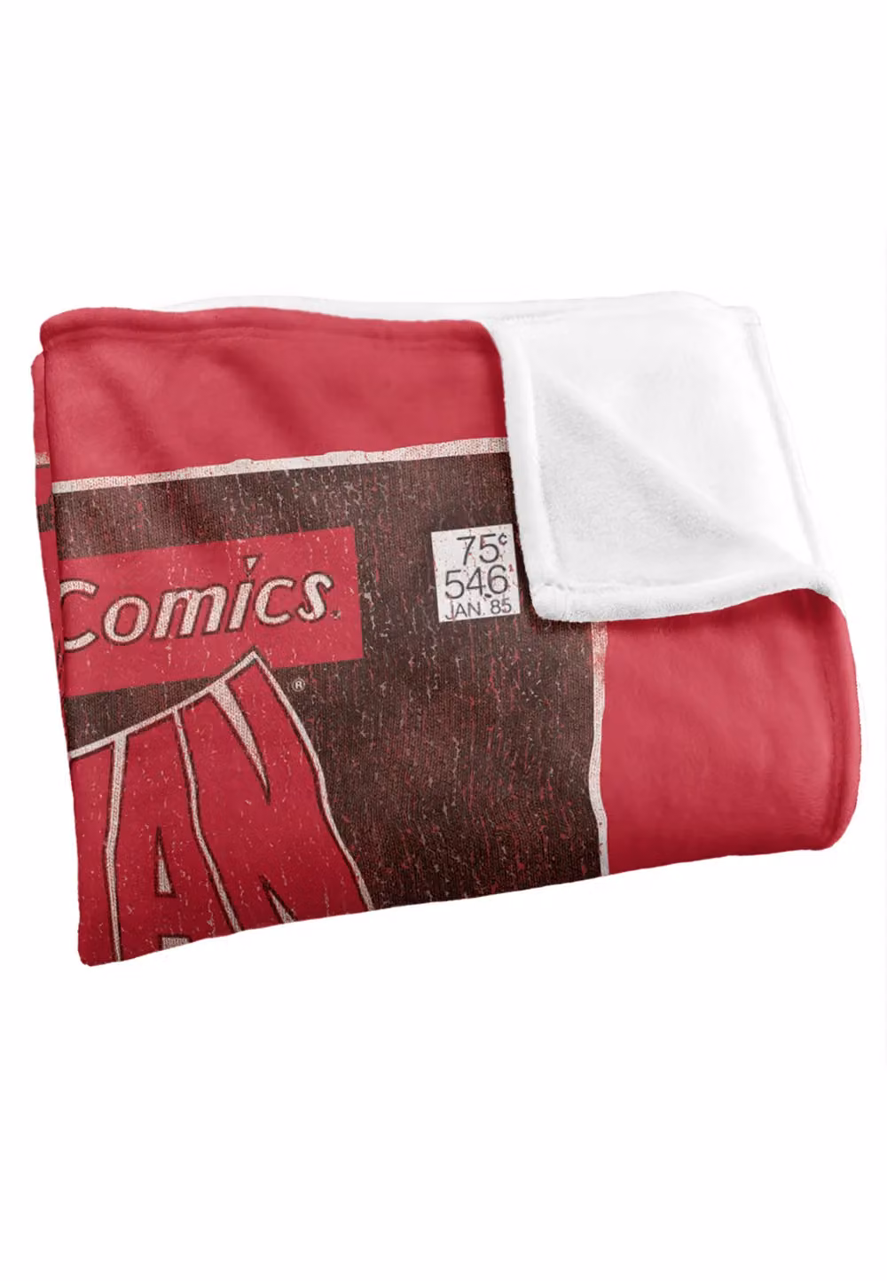 DC Comics Batman DOA Cover Blanket in White, W: 152 cm, D: 127 cm – 2
