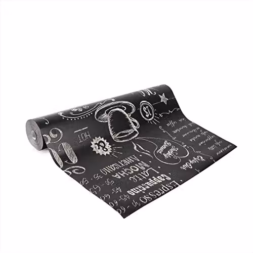 Superfresco Easy Black and White Coffee Shop Typography Wallpaper, W: 52 cm, L: 1000 cm – 9