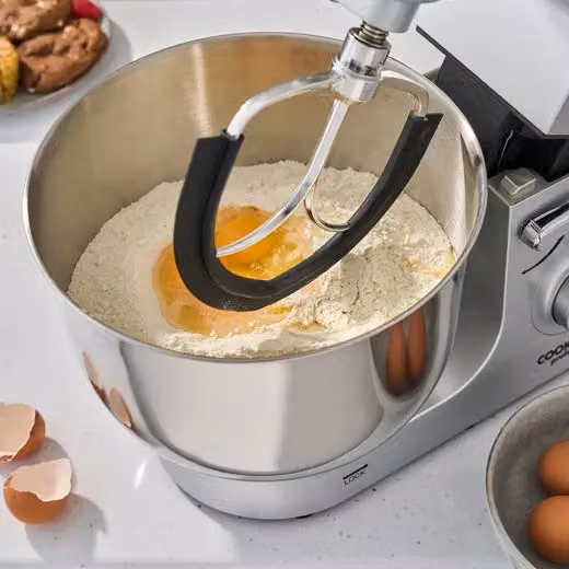 Cooks Professional Multi-Function 1800W Digital Stand Mixer with 8L Stainless Steel Bowl and Pulse Function in Silver – 4