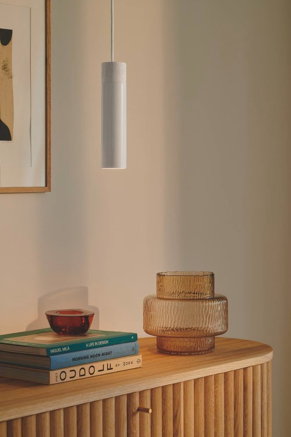 Nordlux Tilo Cylinder Pendant Light in White Metal with GU10 Socket – 2