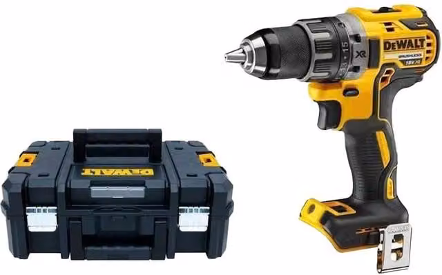 DeWalt Yellow Brushless Rechargeable Battery Combi Drill – 1