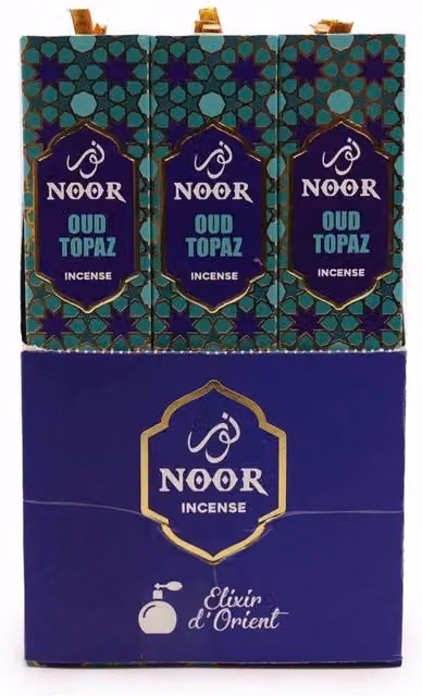 KDMD Noor Oud Incense Sticks in Blue with Woody and Oriental Notes – 1