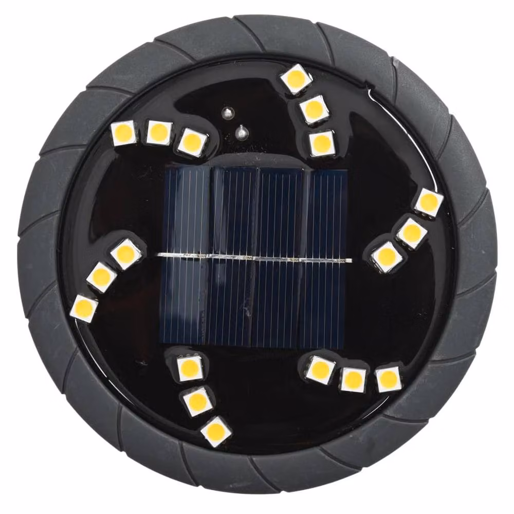 Berkfield Home Solar Ground Lights with Ground Spikes, 12 Pack, Warm White, Black – 3