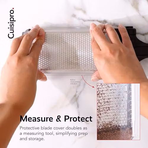 Cuisipro Stainless Steel Fine Grater in Silver with Non-Slip Base – 4