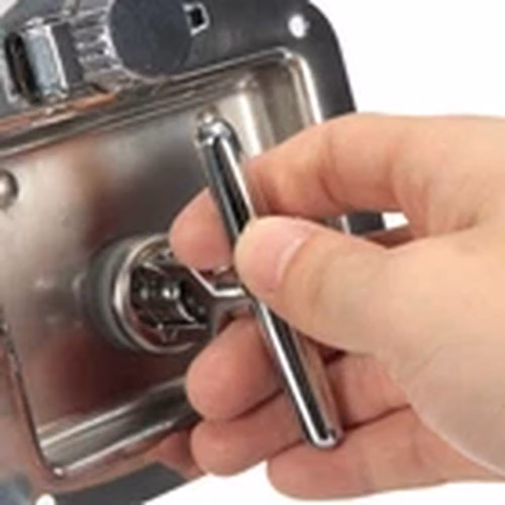EONLION 2-Piece Stainless Steel Folding T-Handle Lock Latch in Silver – 3