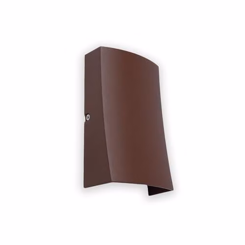 Netlighting Nairobi Outdoor LED Up Down Wall Light, Brown, 6W, 3000K Warm White, IP54