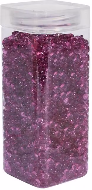 KDMD Dark Purple Round Plastic Beads, 2 Pack of 330g