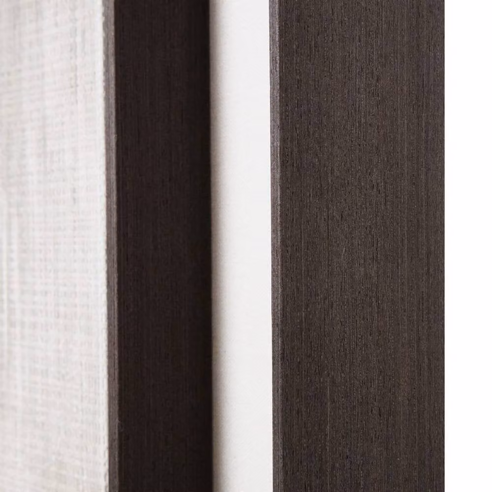 Lemon Pavilion Furniture and Decor Large Moderno Abstract Landscape Painting on Linen in Brown and White, W: 90 cm, H: 120 cm – 4