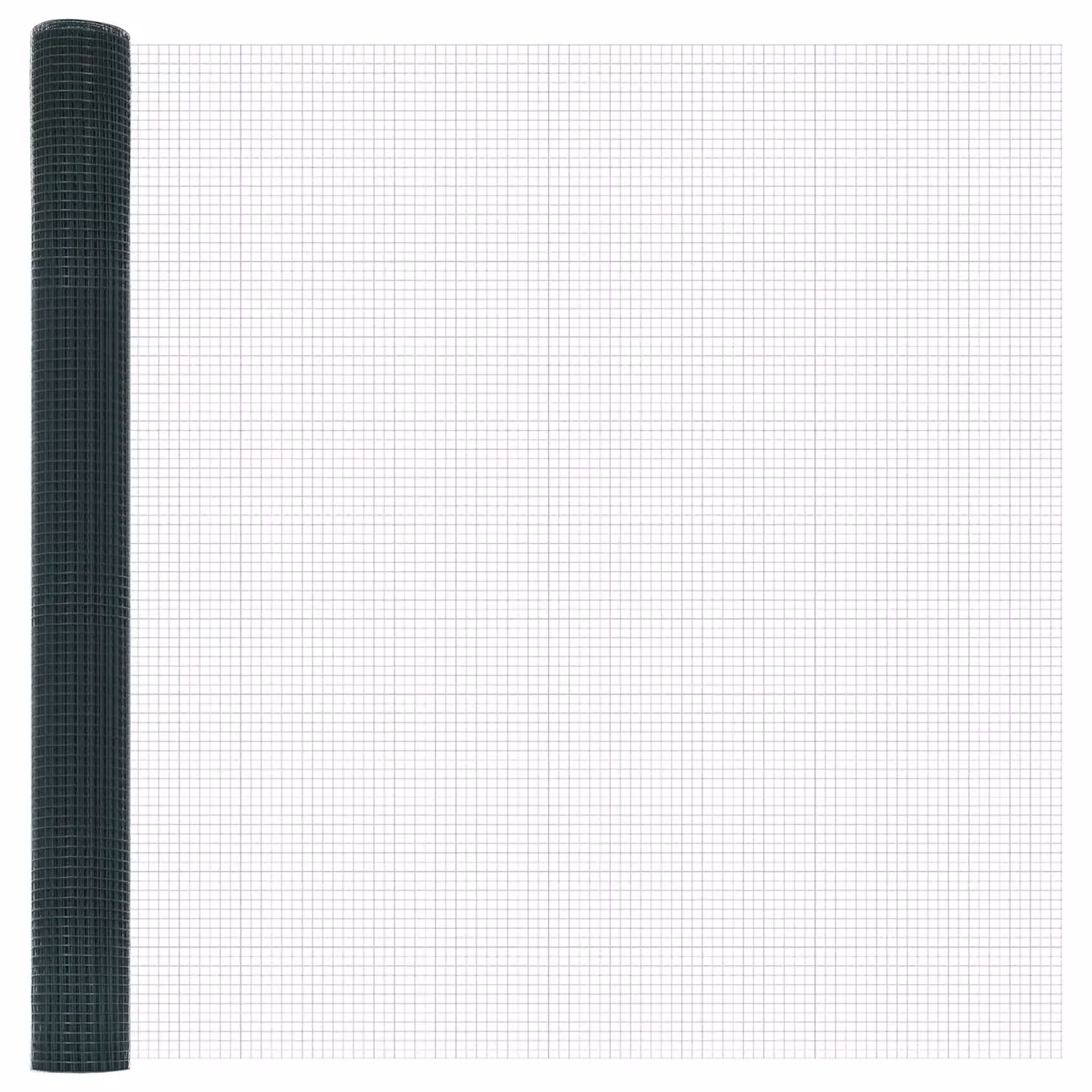 Berkfield Home Green Steel Welded Wire Fence with 13 Flanged Posts, 1.5 x 50 m – 4