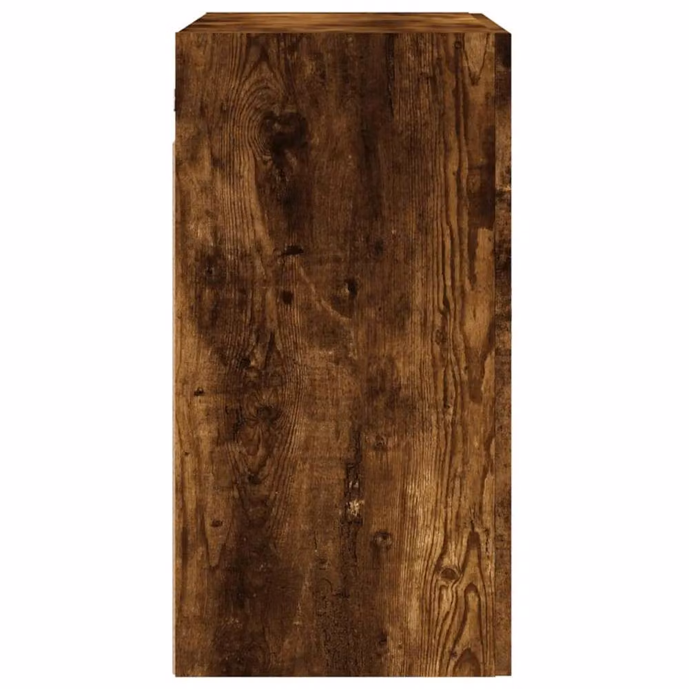 Berkfield Home Smoked Oak Wall Cabinet in Brown, W/D/H: 60 x 31 x 60 cm – 4