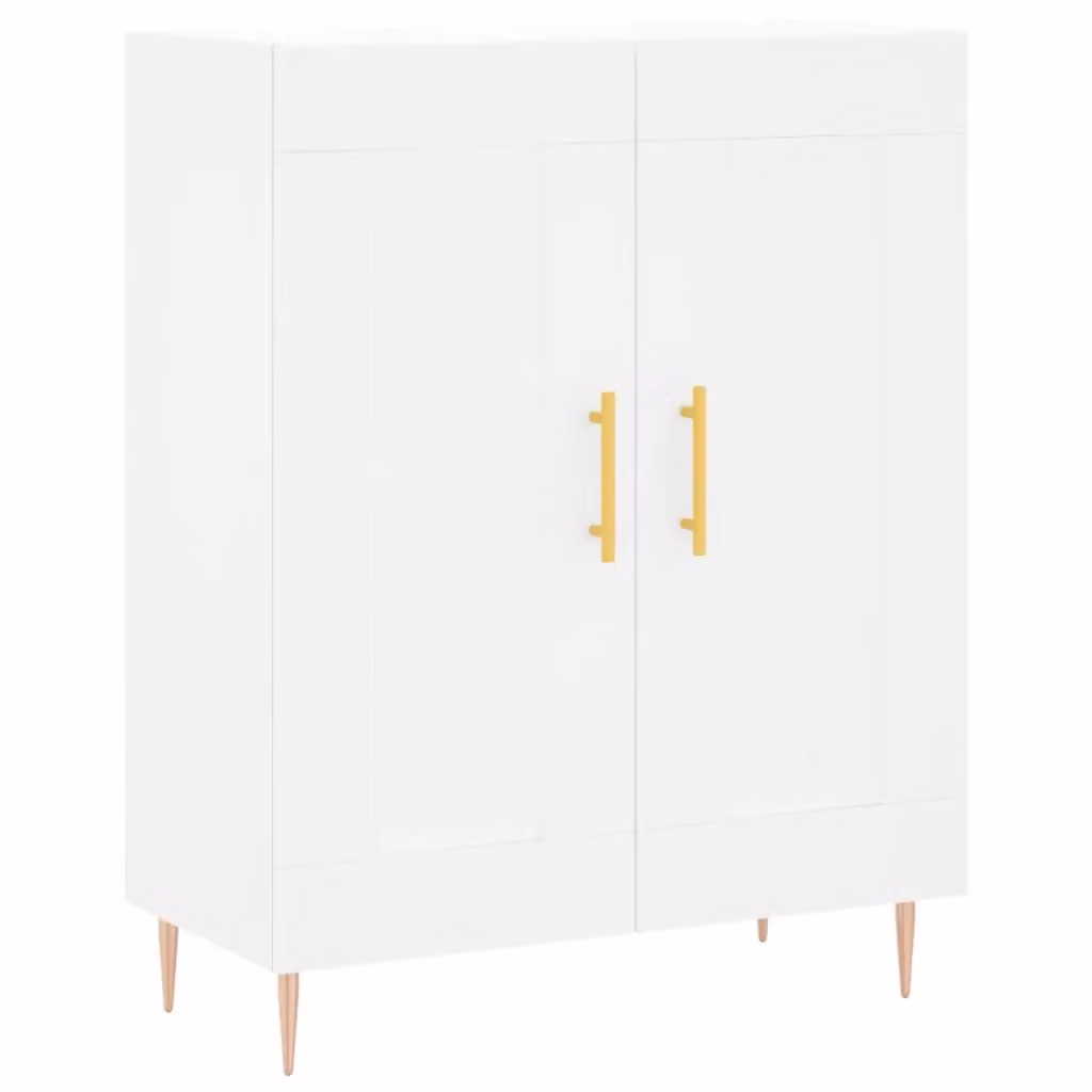 Berkfield Home White Classic Sideboard in Engineered Wood W/D/H: 69.5 x 34 x 90 cm – 2