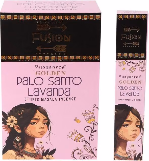 KDMD Golden Palo Santo and Lavender Incense Sticks, 15g, Pink – 1