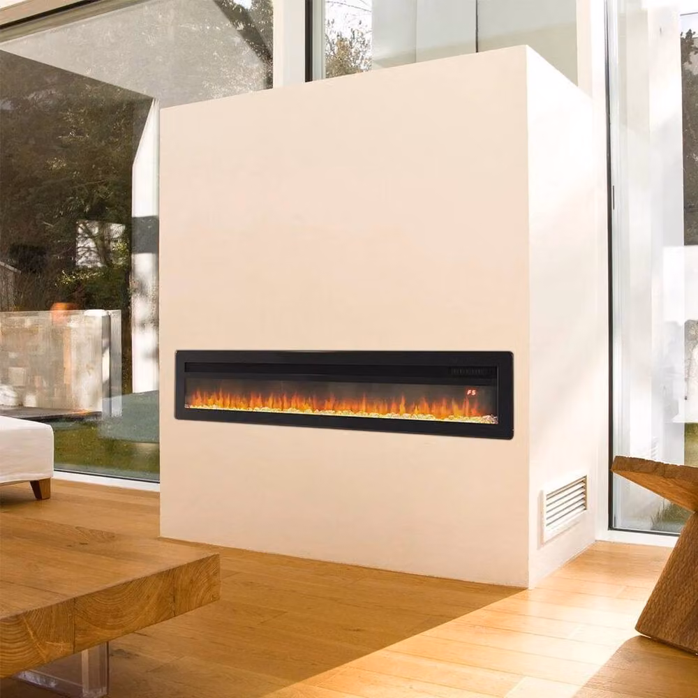 FORGEVIO Wall Mounted Electric Fire Stove in Black – 5