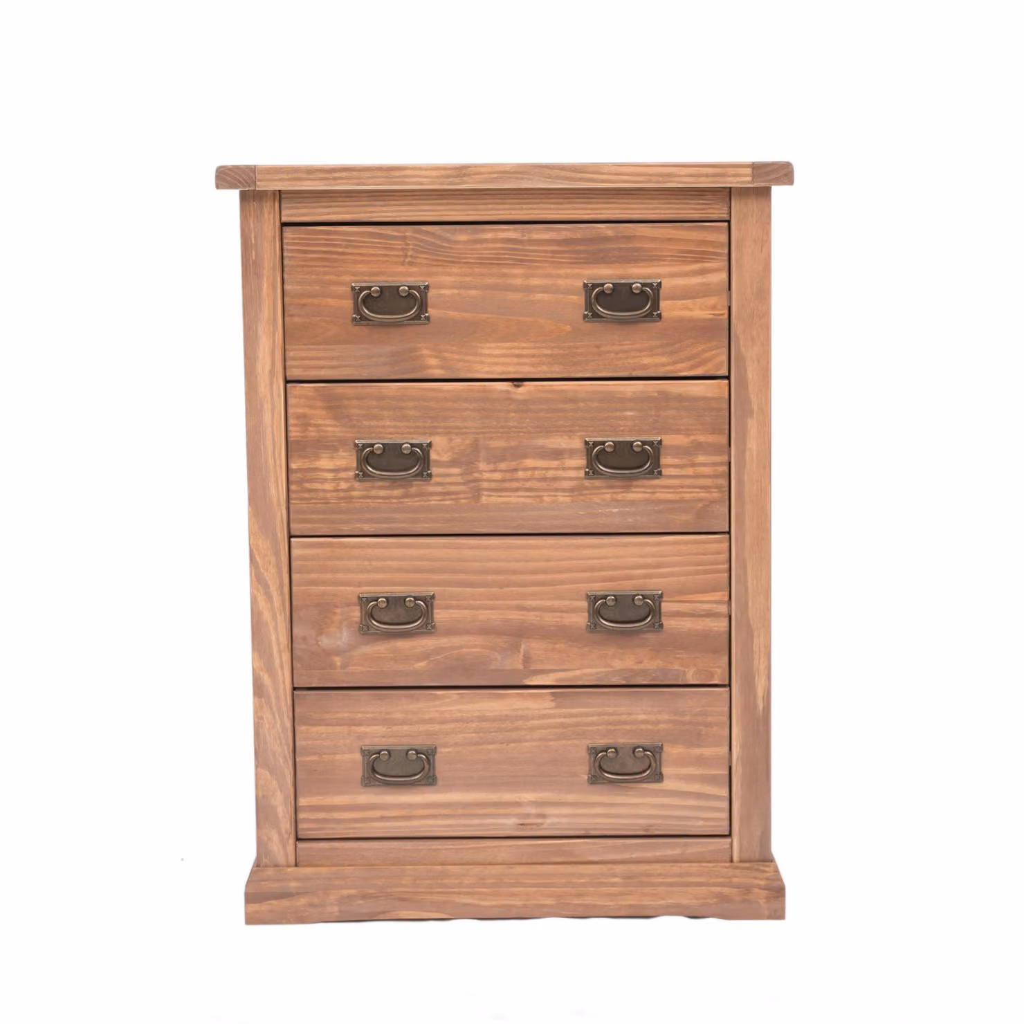 Cabinet Bits Tirolo 4 Drawer Chest of Drawers in Brown Lacquered Pine – 2