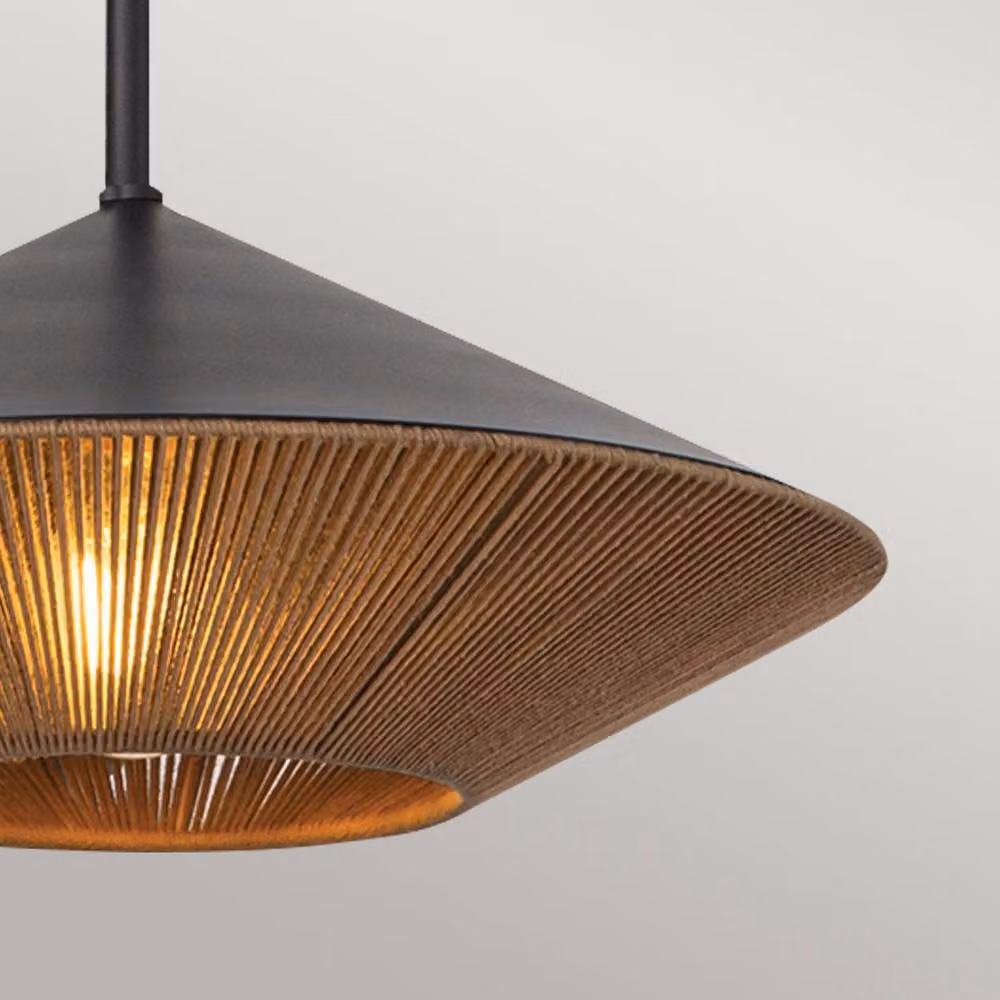 Netlighting Alora Mood Daphne Dome Pendant Light in Matt Black with E27 Socket – 4
