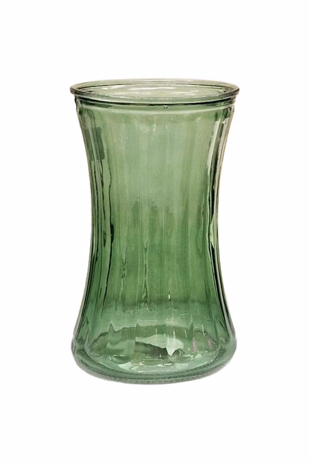 KDMD Green Floraline Striped Glass Hand Tie Vase, 3 Pack – 2