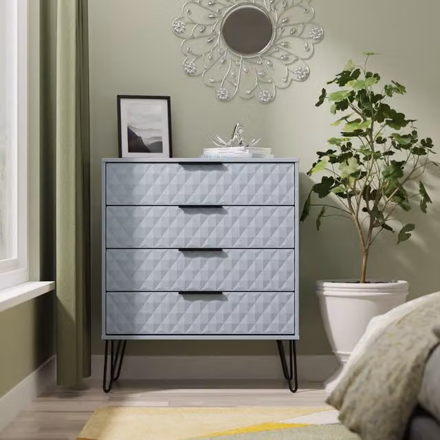 2 U Islay 4 Drawer Chest in Light Blue – 1