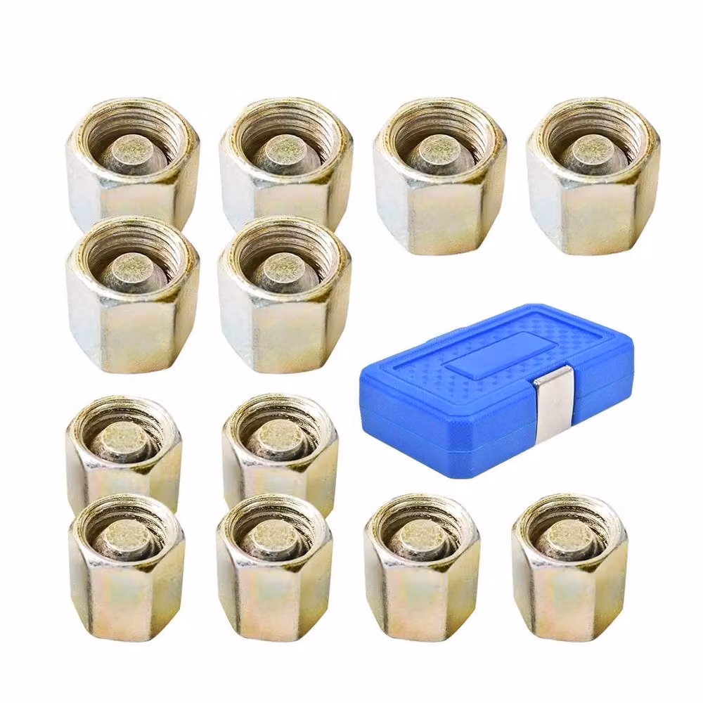 Nordara 12-Piece Common Rail Diesel Fuel Injection Sealing Blanking Plugs in Metallic Silver – 2