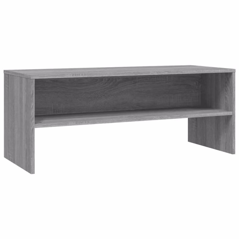 Berkfield Home Grey Sonoma TV Cabinet in Engineered Wood W/D/H: 100 x 40 x 40 cm – 3