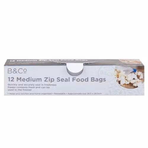 VFM e-Store Airtight and Leakproof Sandwich Bags, Transparent, W: 5 cm, H: 28 cm