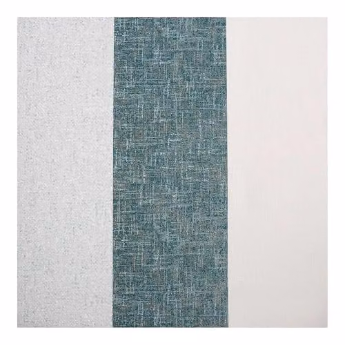 Graham & Brown Abstract Striped Wallpaper in Petrol Blue and Gold