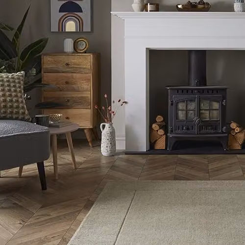 Mayfair Hand-Knotted Natural Wool Area Rug in Beige and Sand, W: 80 cm, D: 150 cm – 2