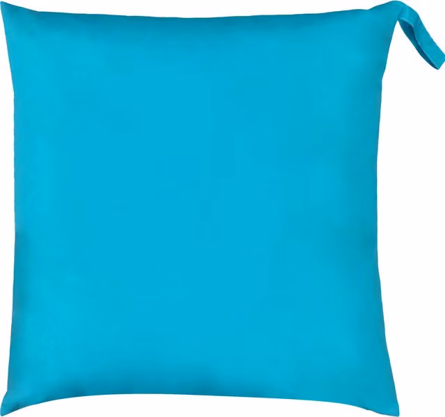 Make it a Home Large Square Outdoor Floor Cushion Cover in Turquoise Blue Water Repellent Polyester