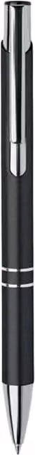 MidOcean Bern Ra Recycled Aluminium Ballpoint Pen in Black and Silver