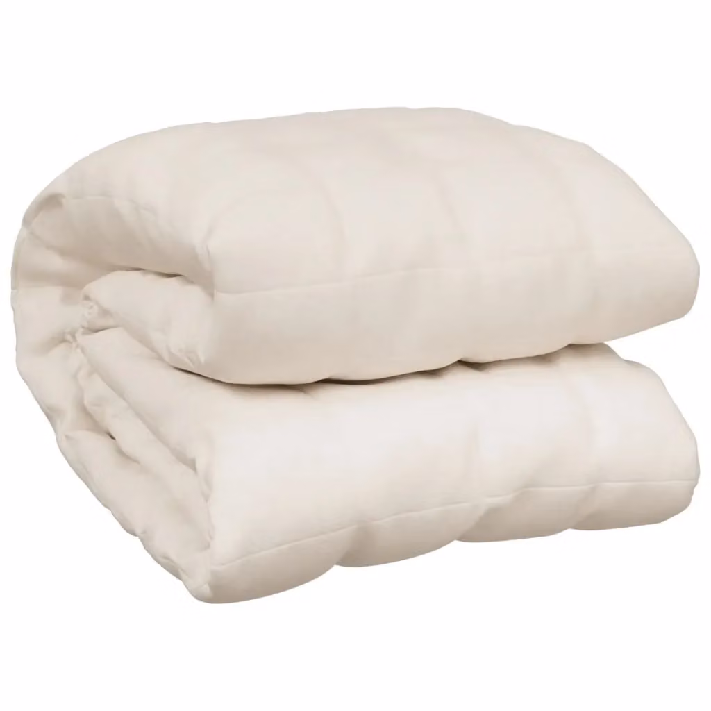 Berkfield Home Weighted Blanket in Beige, W: 152 cm x L: 203 cm, 11 kg – 2