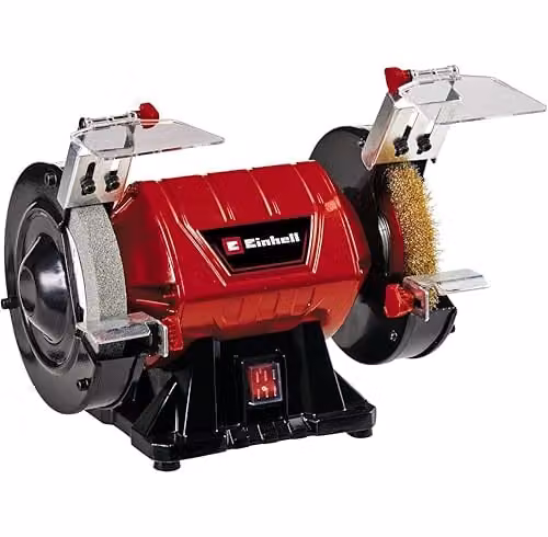Einhell 350W Dual Bench Grinder Polisher, 150mm, Red, 2980 RPM – 1