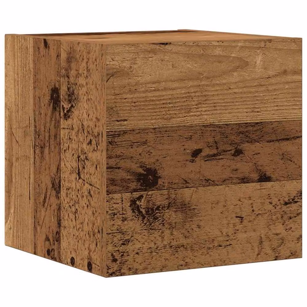 Berkfield Home 5 Piece Wall-mounted TV Cabinet Set in Brown and Multicolour Engineered Wood – 3