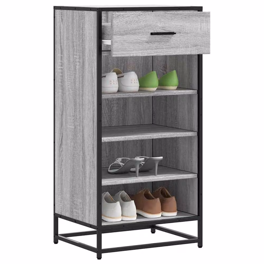Berkfield Home Grey Sonoma Shoe Rack, W/D/H: 48 x 38 x 97.5 cm – 2