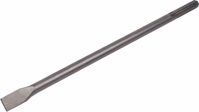 Loops Steel Impact Chisel with SDS Max Shank and Demolition Breaker Point, Grey, W: 20 mm, H: 450 mm