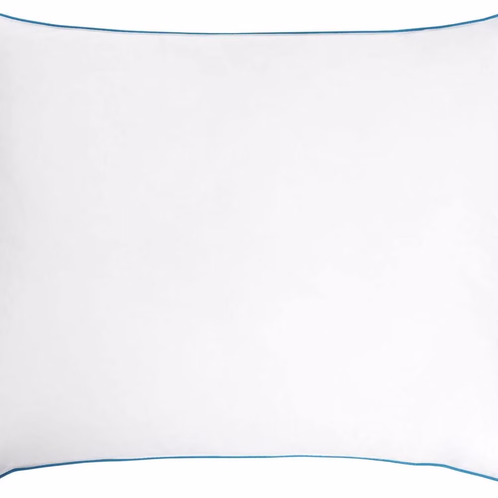Wyld and Coco White Duck Feather and Down Pillow with Cotton Casing, W/D/H: 50 x 70 cm – 2