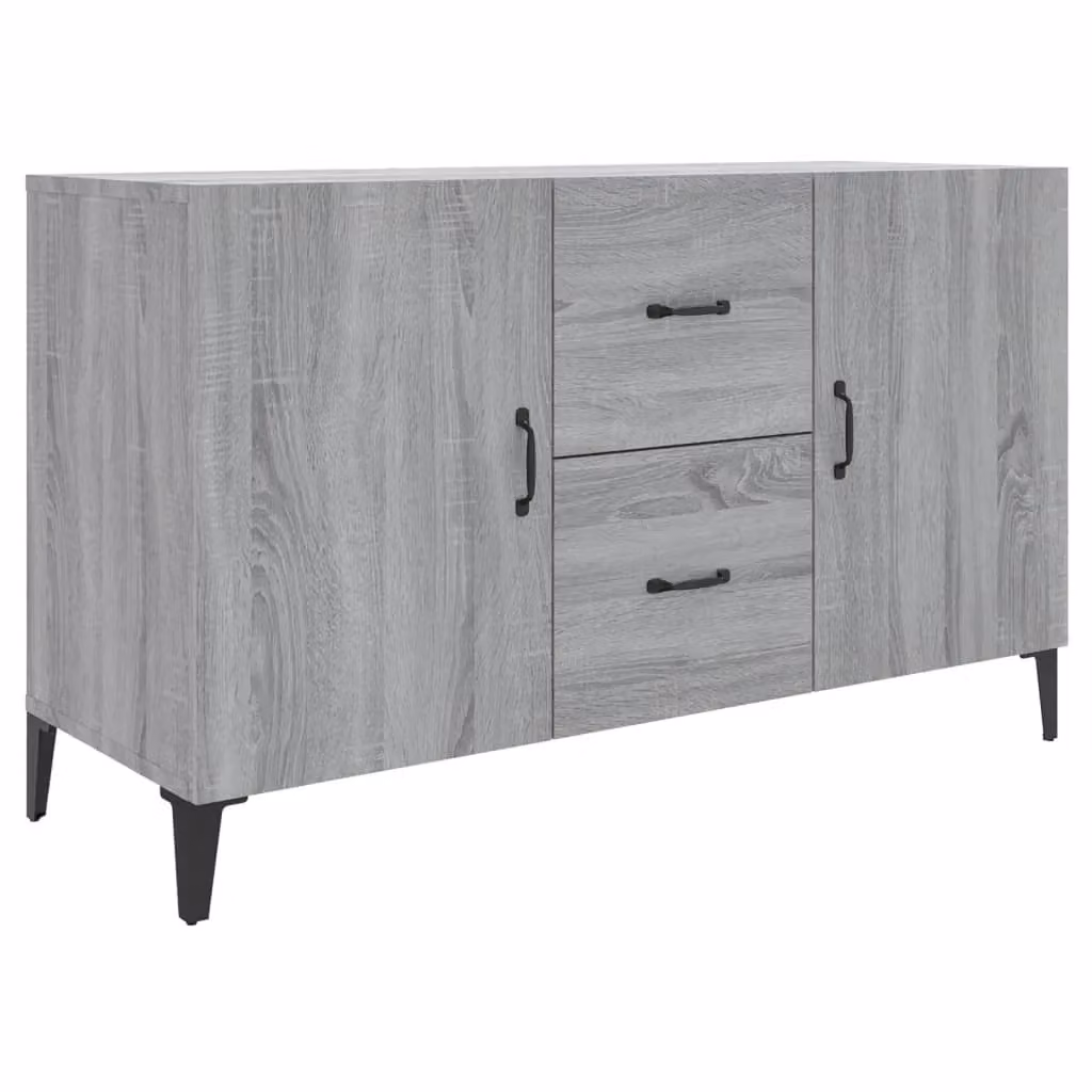 Berkfield Home Grey Sonoma Sideboard in Engineered Wood W/D/H: 100 x 36 x 60 cm – 2