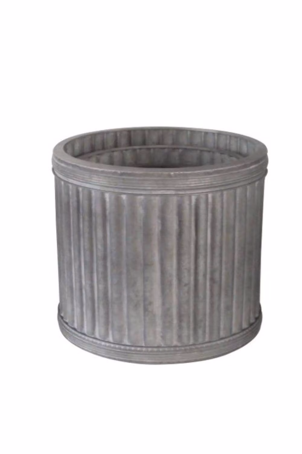 KDMD Creation Legacy Metal Planter Tub Set of 3, Grey – 2