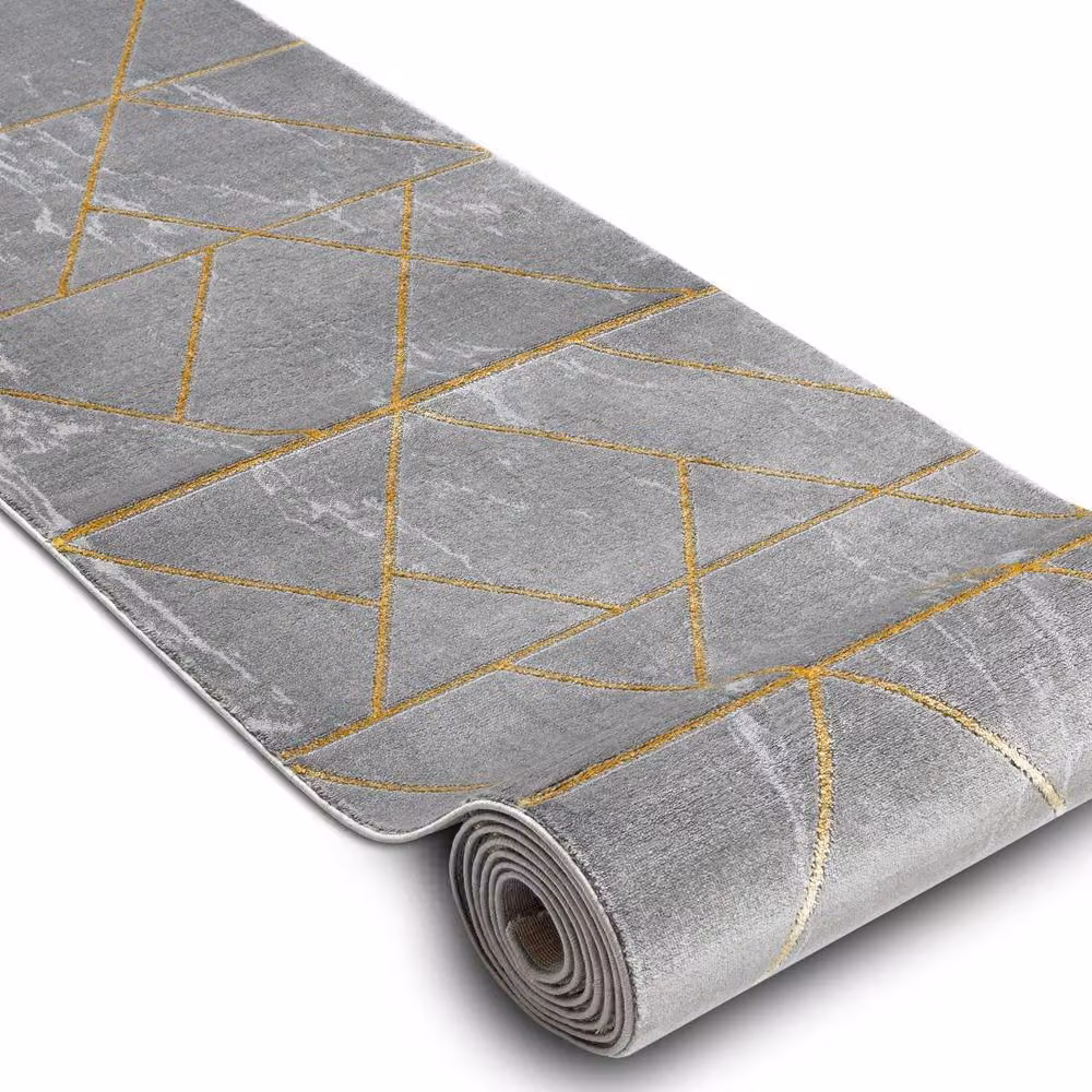 RugsX Emerald Grey Geometric Modern Table Runner, W: 80 cm, L: 110 cm – 2